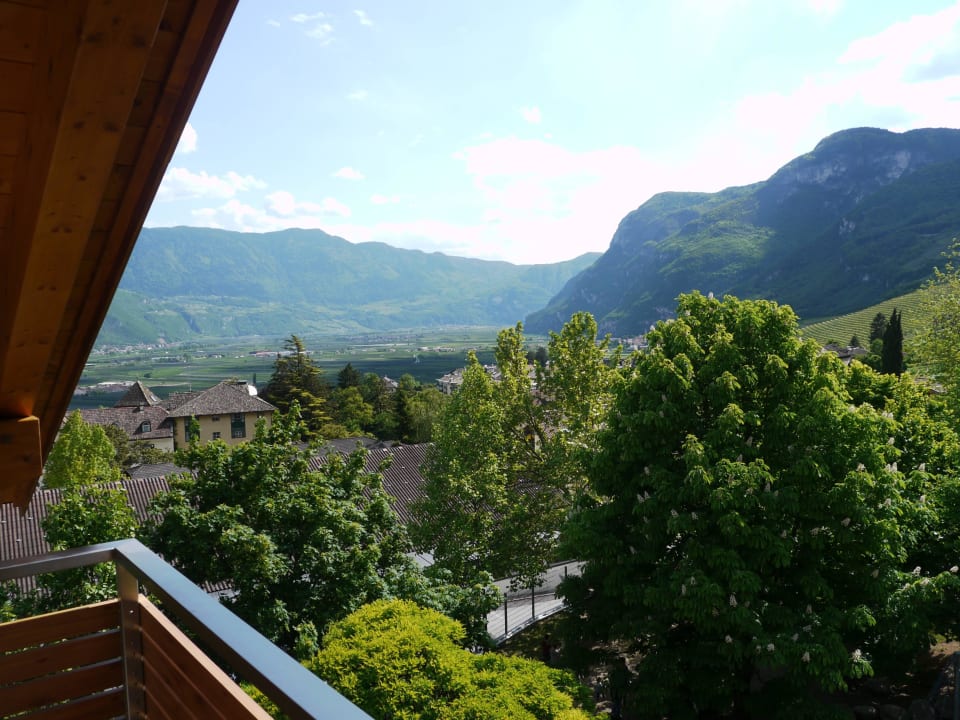 Blick vom Balkon  Gasthof Hotel Terzer