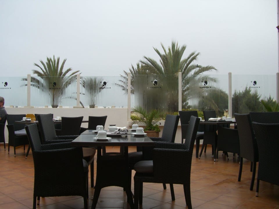 Kleine Terrasse vom Buffet ROBINSON AGADIR