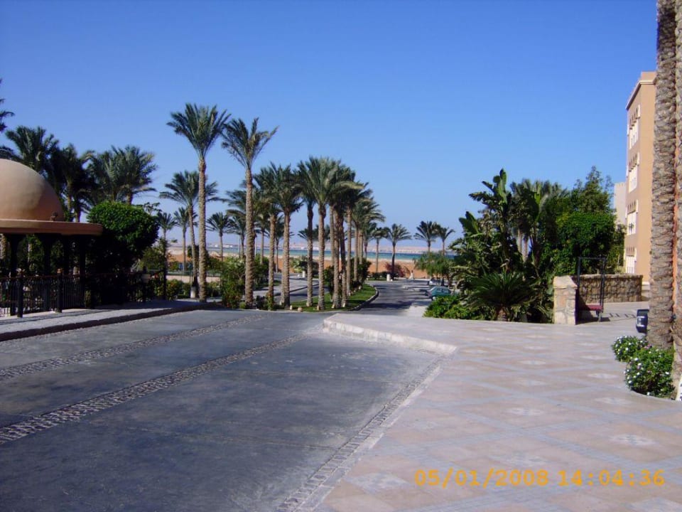 Blick vom Makadi PALACE zum Meer Grand Waterworld Makadi & Family Star Makadi