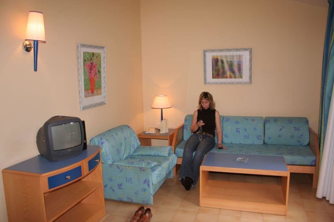 Wohnzimmer im Bungalow Bungalows Parque Bali