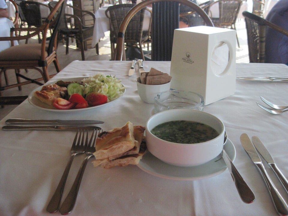At lunch Aska Hotel Just in Beach