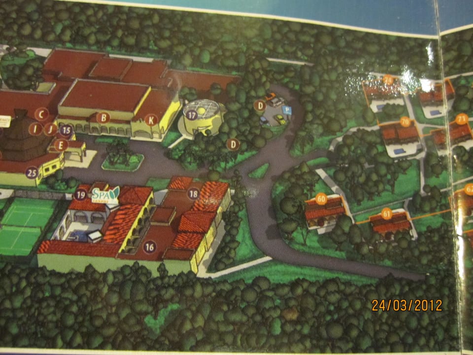 Übersicht Sandos, li Meetingpoint Sandos Playacar Beach Resort