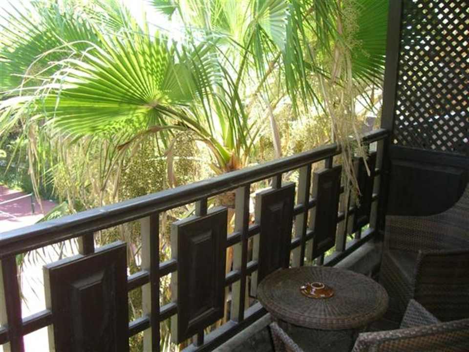 Blick vom Balkon Hotel Paradis Palace