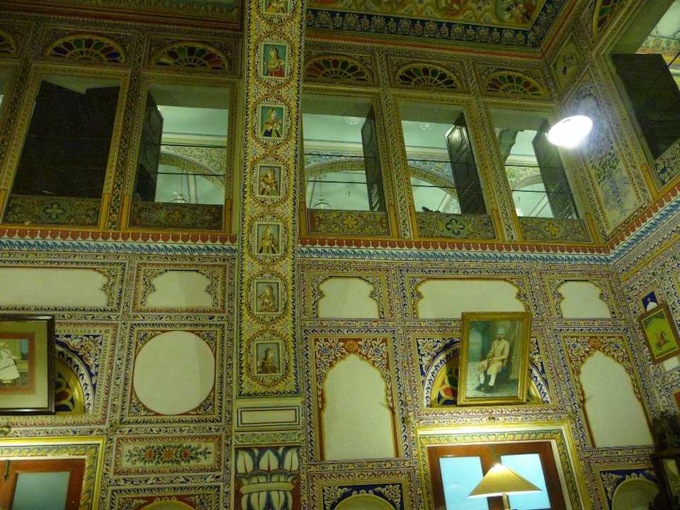 Blick auf den Essensraum Hotel Mandawa Castle