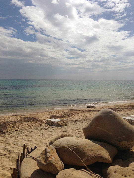 Blick vom Strand Hotel Méditerranée Thalasso Golf
