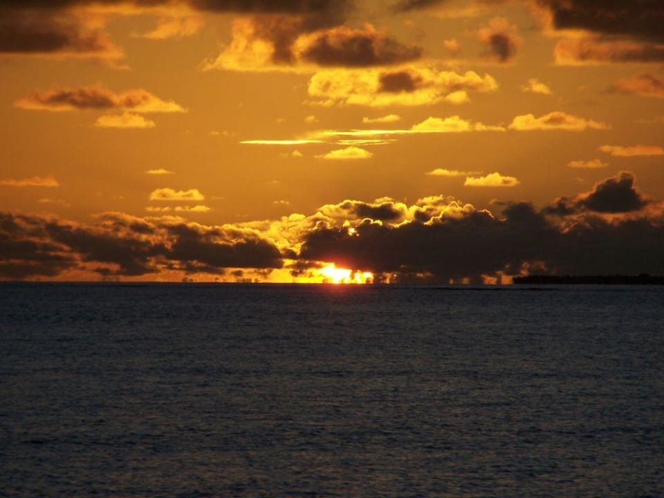 Sundowner wie auf Postkarten Sun Siyam Vilu Reef