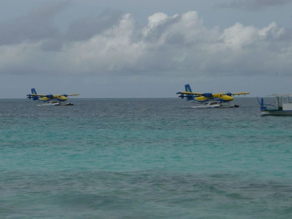 Anlegeplatz für die Flieger NH Collection Maldives Reethi Resort