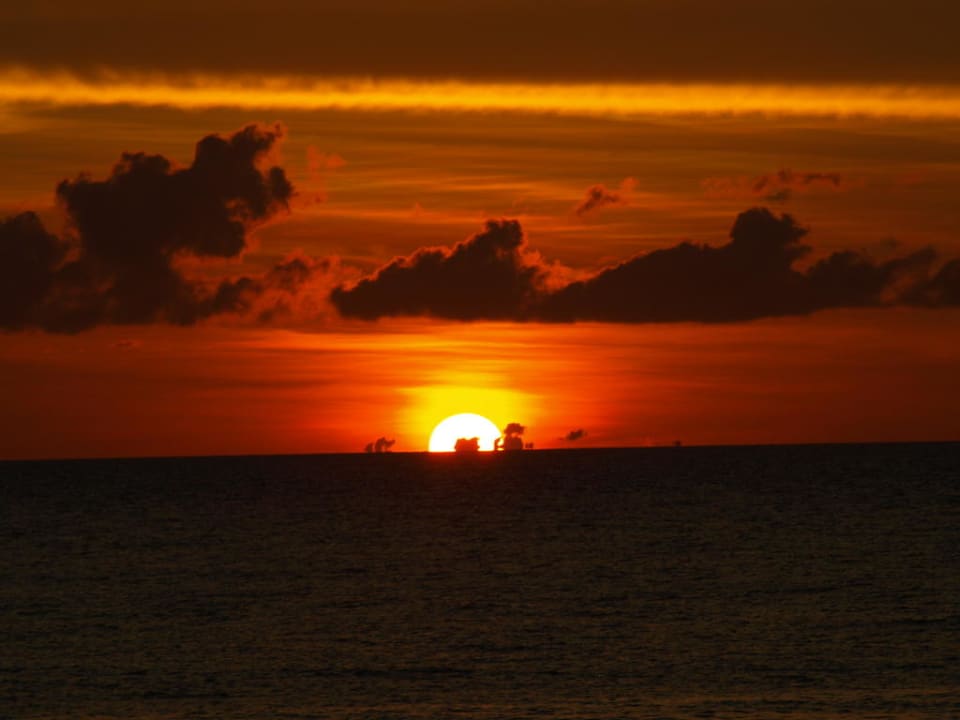 Sonnenuntergang Lankayan Island Dive Resort