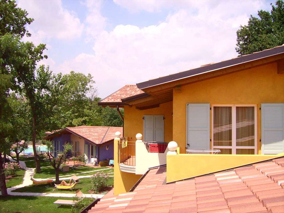 Blick vom Balkon Residence il Ruscello