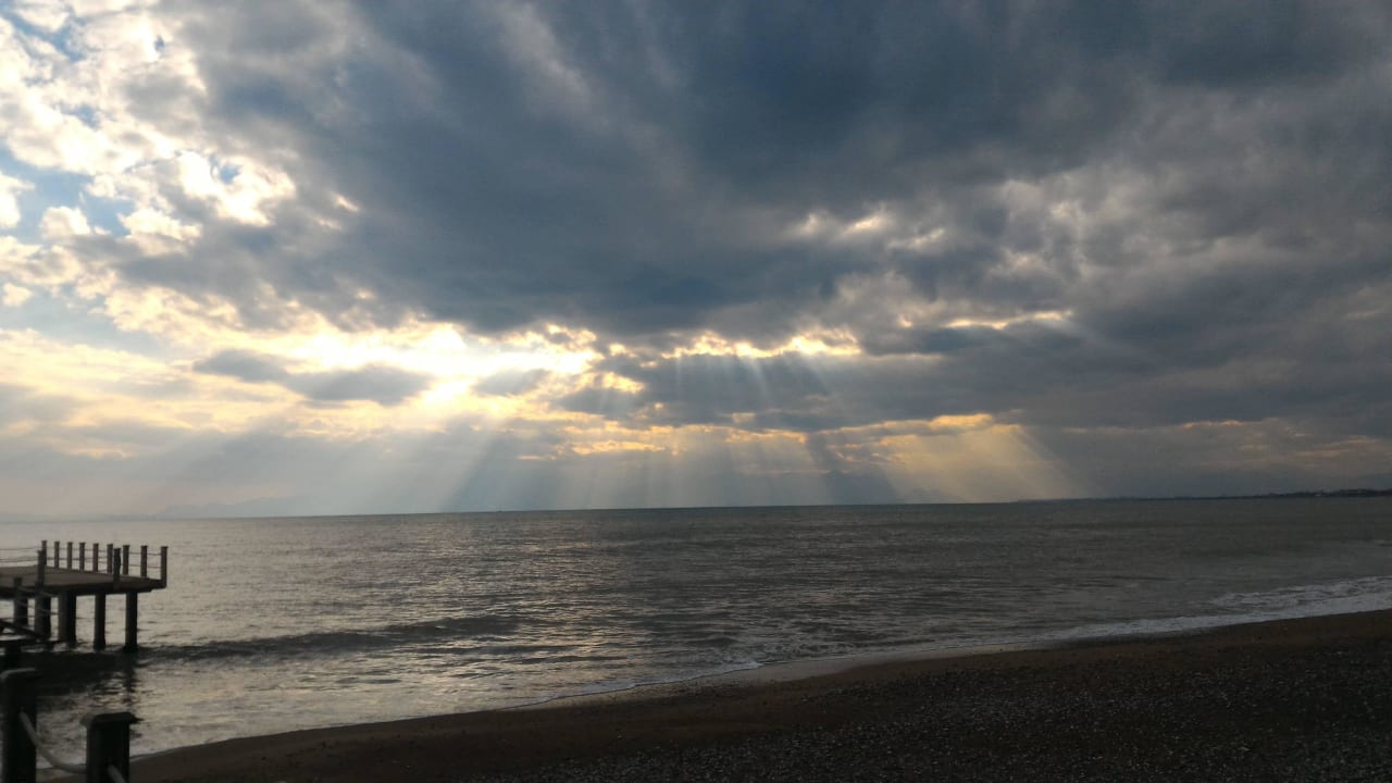 Abendsonne über dem Meer Voyage Belek Golf & Spa