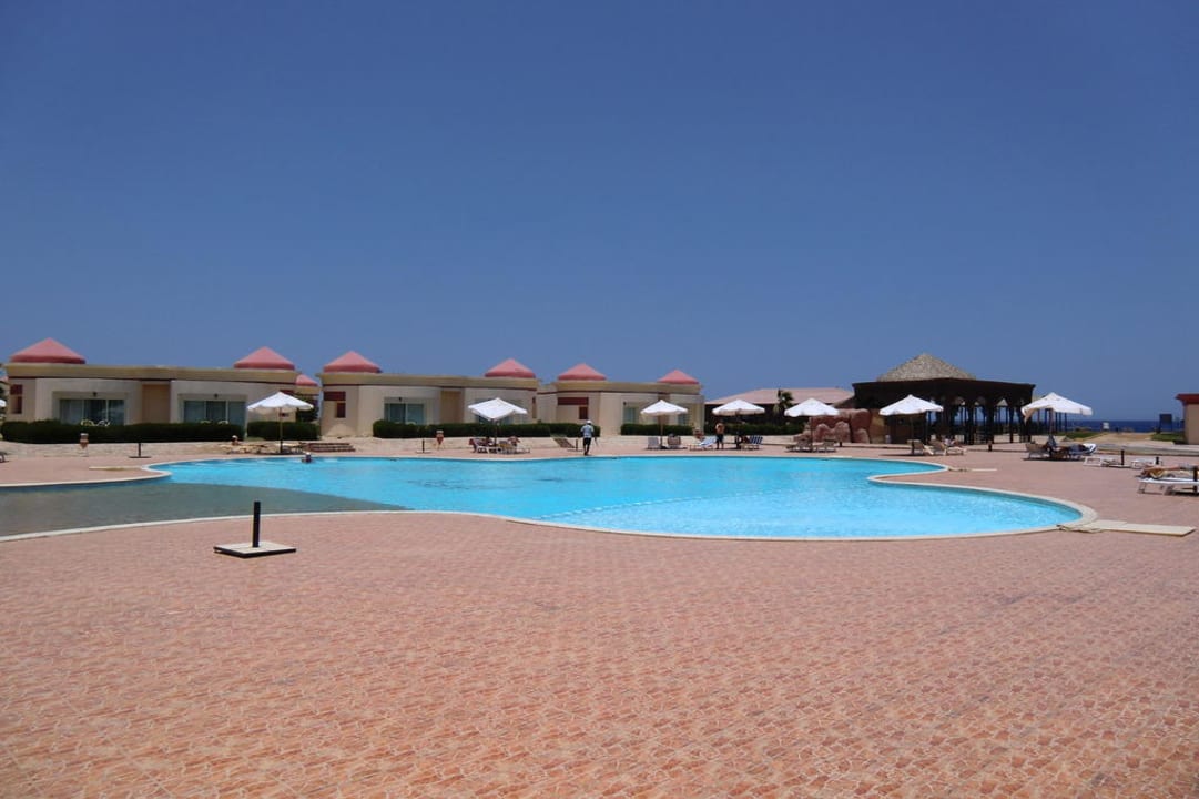 Blick auf einen der beiden Pools Siva Golden Bay Makadi