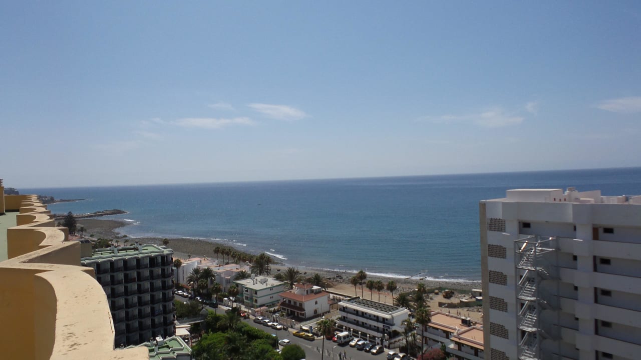Ausblick von der Dachterrasse allsun Hotel Lucana
