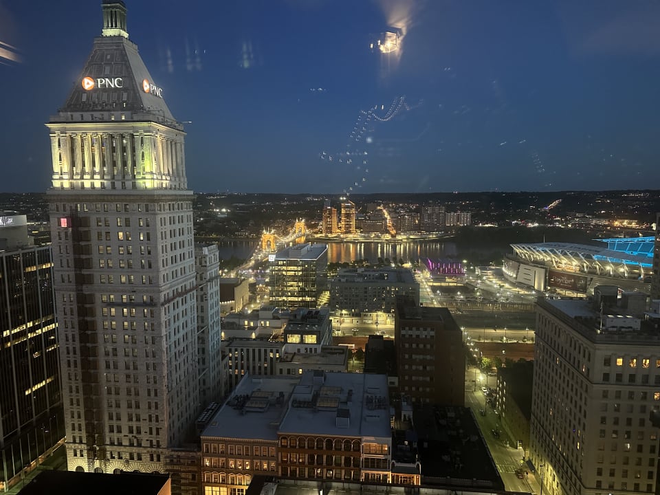 Ausblick Hotel Hilton Cincinnati Netherland Plaza