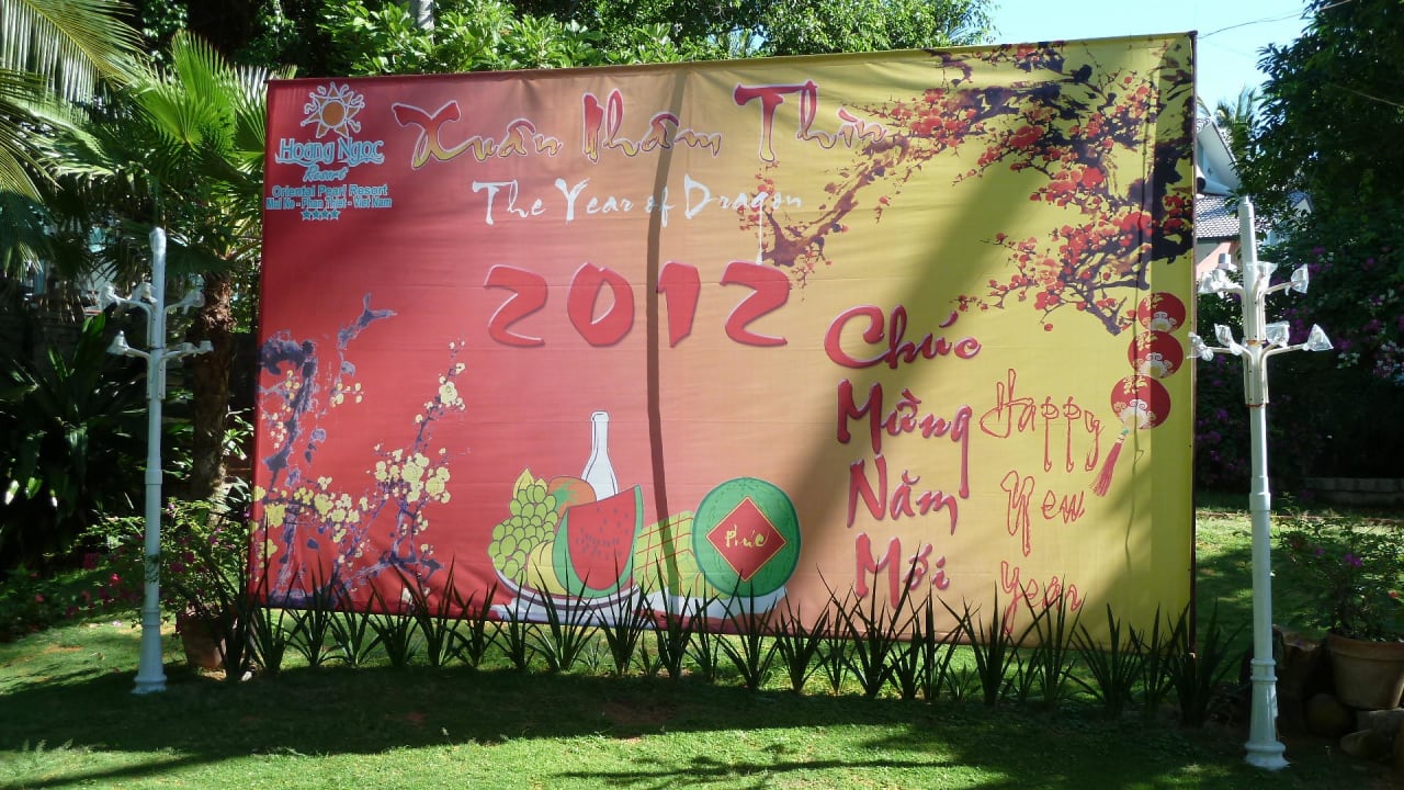 Chinesiches Happy New Year Hoang Ngoc Beach Resort