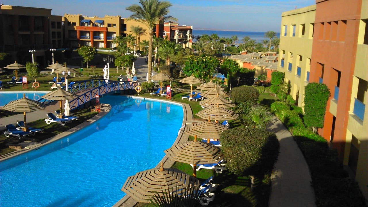 Aussicht vom Balkon Hotel Titanic Palace