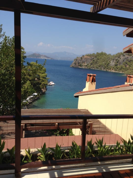 Blick über die Bucht Hillside Beach Club