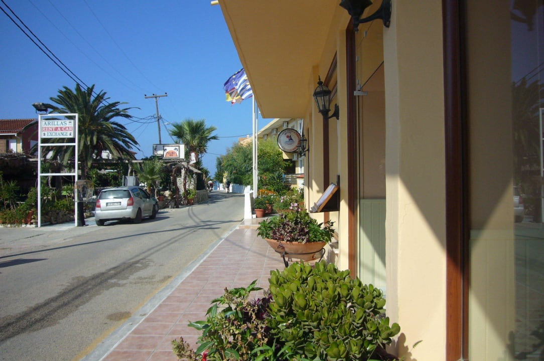 Hotel from the main street Hotel AKTI Arilla