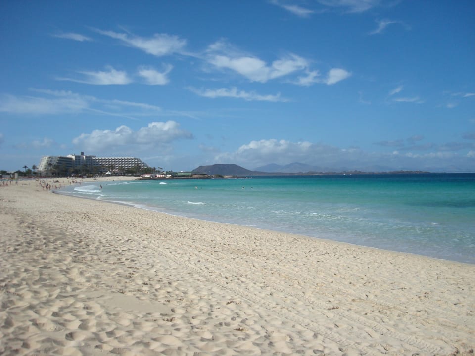 Strand direkt vorm Hotel Hotel Riu Oliva Beach Resort