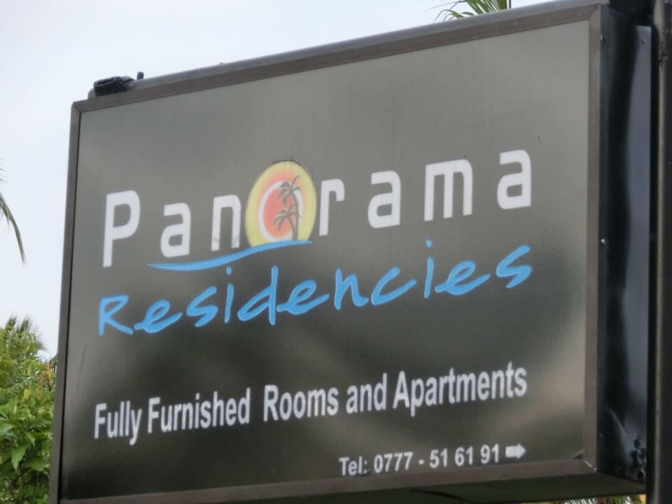 Eingangsschild Panorama Residence