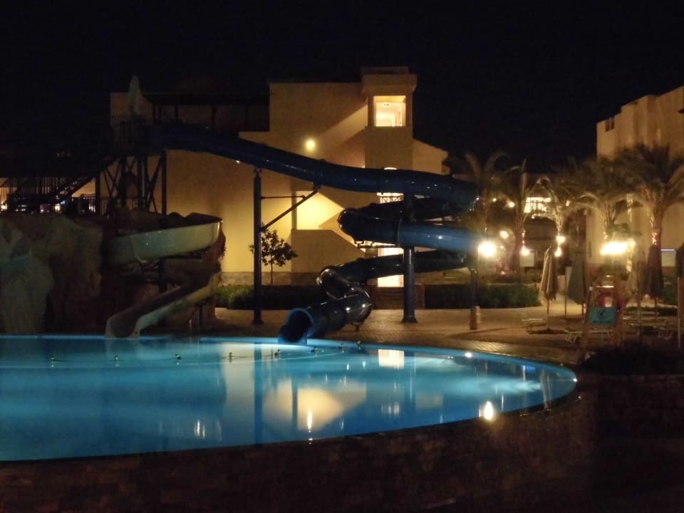 Balkonausblick bei Nacht Stella Garden Resort & Spa, Makadi Bay