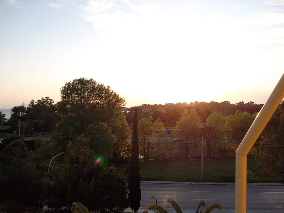 Sonnenuntergang Balkon Minavra Hotel