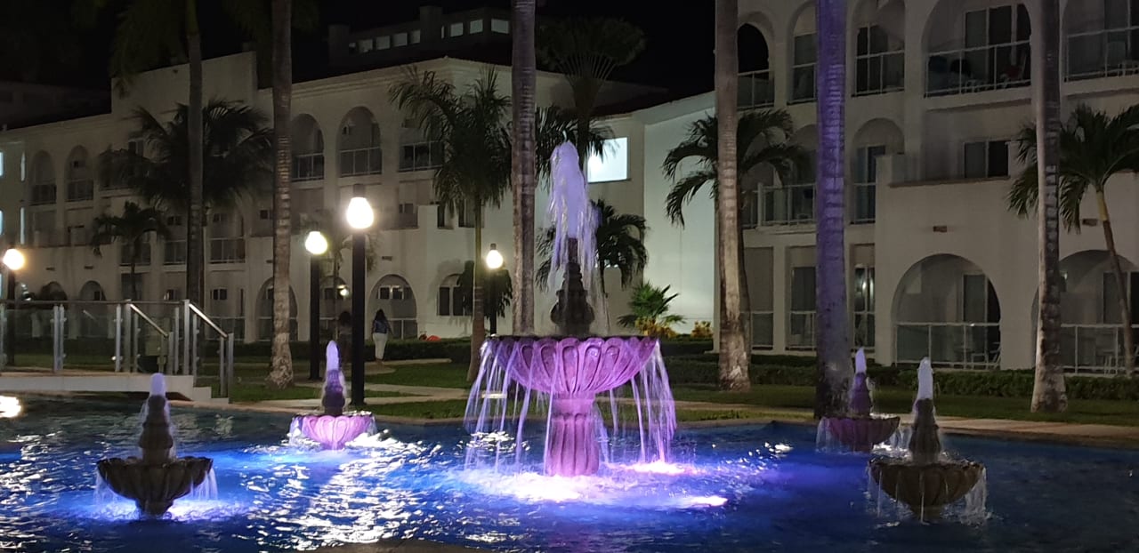 Gartenanlage Hotel Riu Palace Mexico