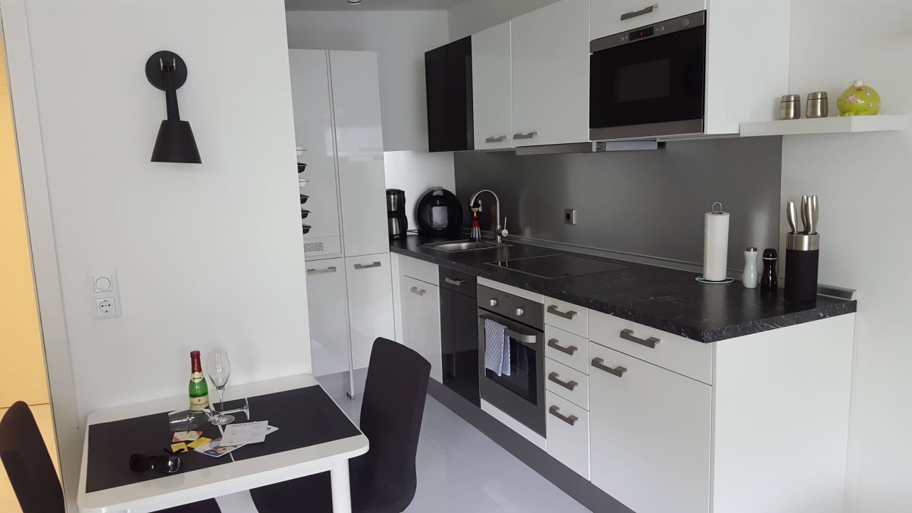 Küche und Esstisch Ferienwohnung Smucke Stuuv II