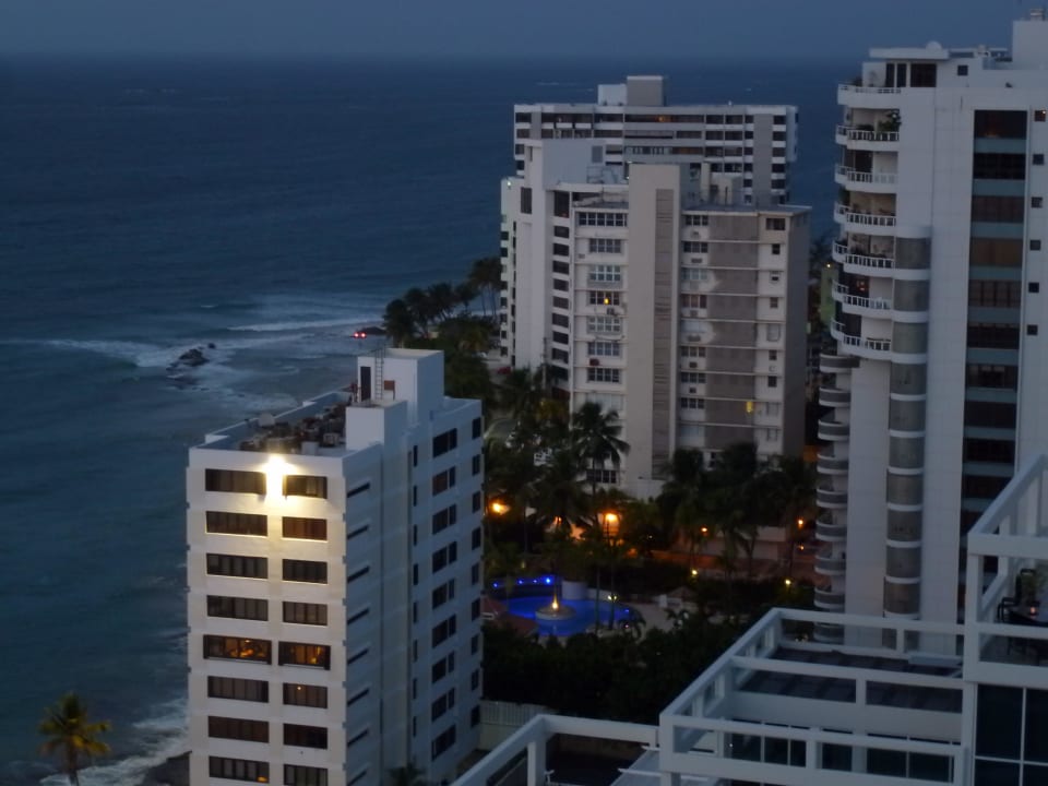 Blick vom Balkon Hotel San Juan Marriott Resort & Stellaris Casino