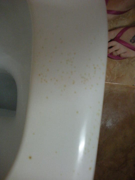 Versiffte Toilette Luna Beach Hotel