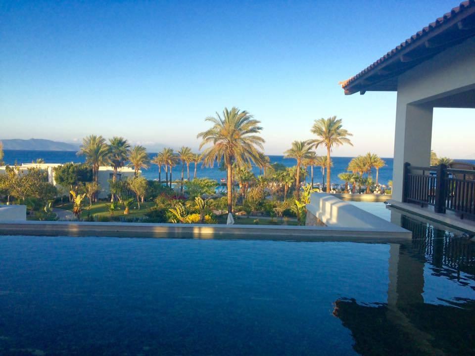 Blick übers Meer beim Abendessen Grecotel LUXME Kos