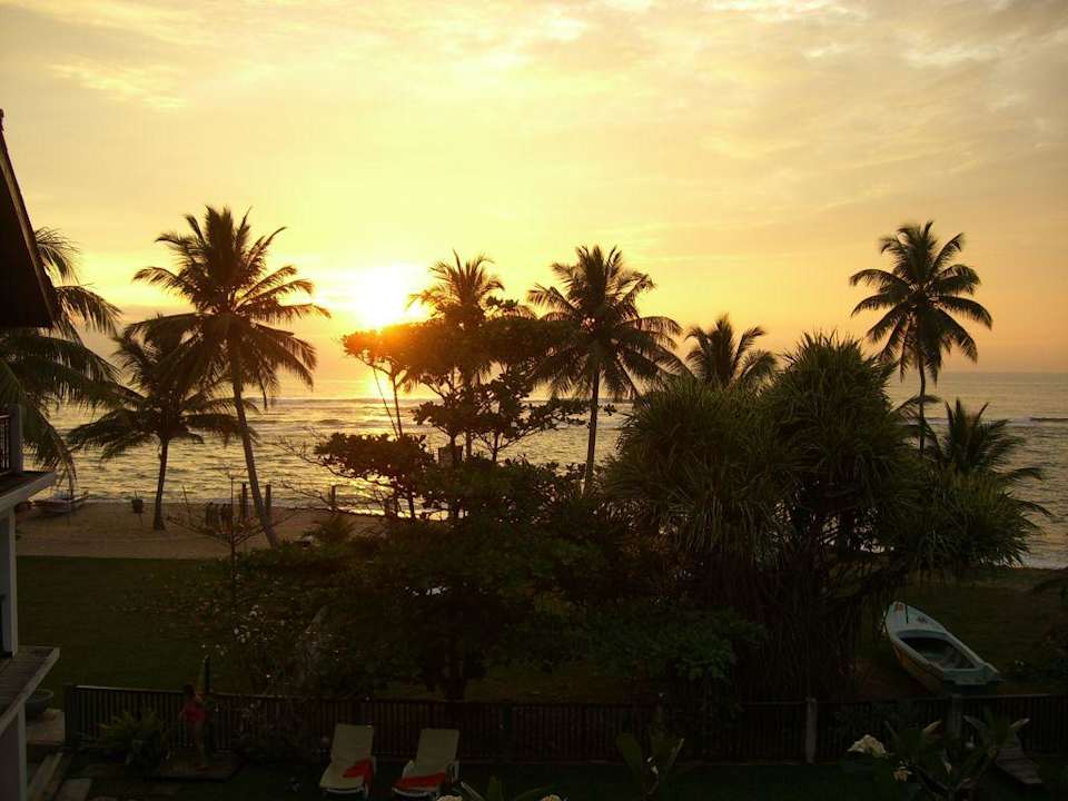 Sonnenuntergang Earl’s Reef Beruwala