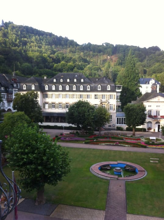 Blck aus dem Zimmer in den Kurgarten Hotel Fürstenhof