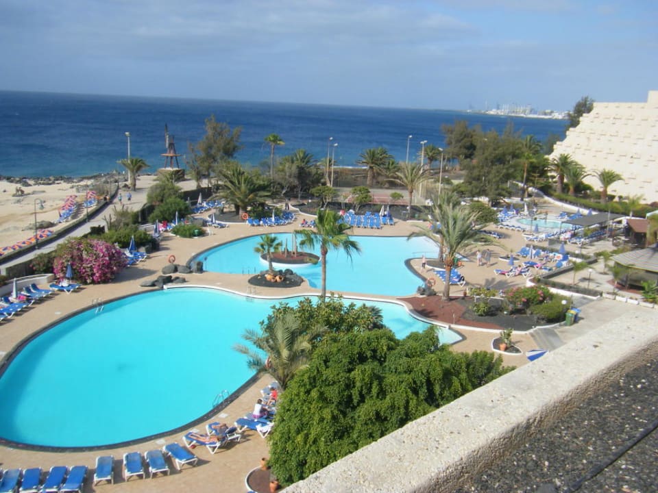 Ausblick vom Balkon Hotel Grand Teguise Playa