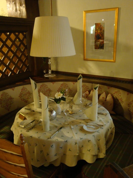 Tisch Hotel Hubertushof