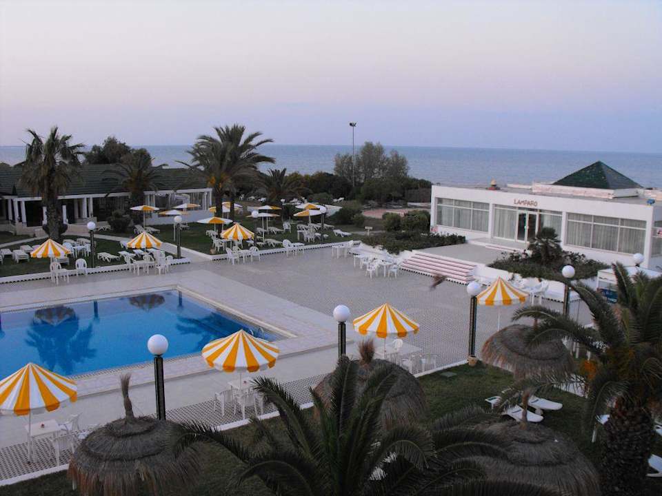 Aussicht vom Balkon Hotel El Mouradi Cap Mahdia