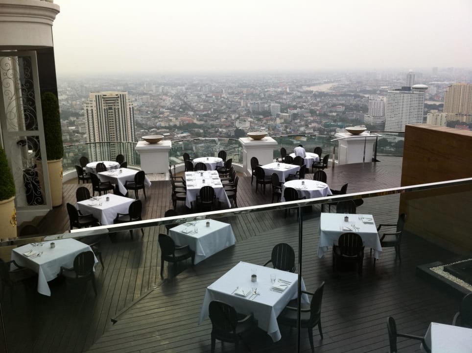 Essen auf der Terrasse Hotel Lebua At State Tower