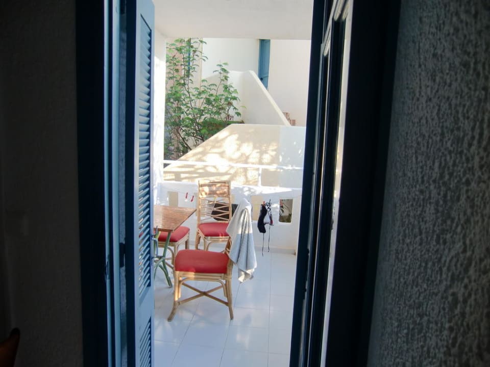 Unser Balkon Zimmer 34 Elounda Residence Resort & Waterpark
