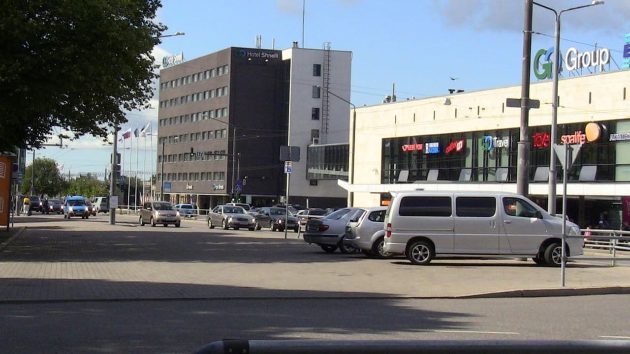 Vom Park gesehen GO Hotel Shnelli