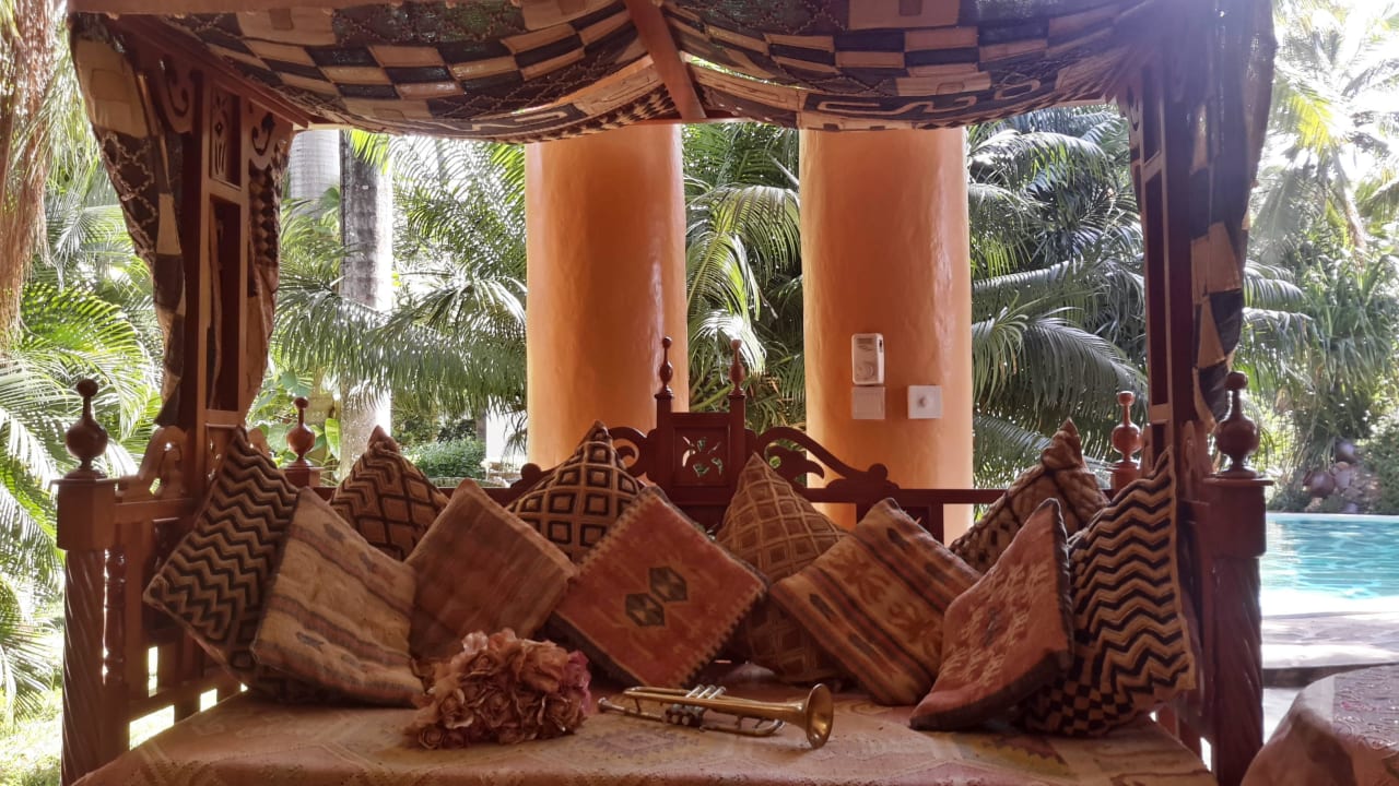 "Kilimi bed in the lounge" Hotel African House Resort (Malindi