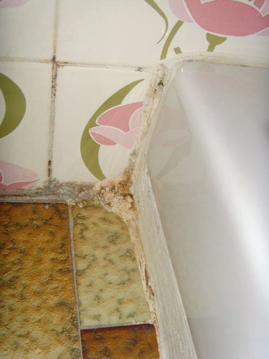 Unappetitliche Fugen Hotel Polyrizos