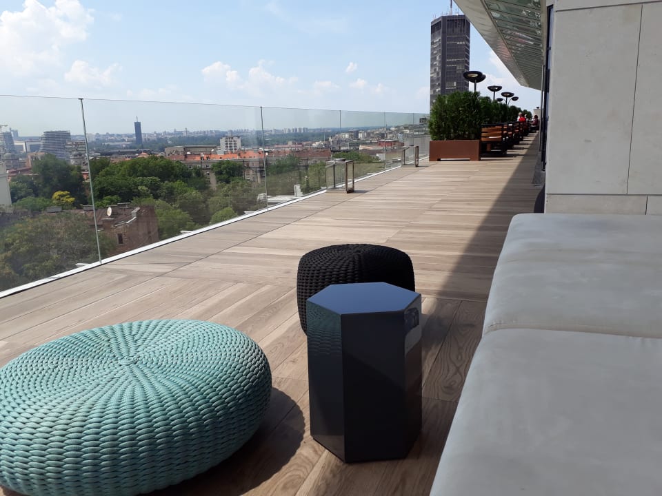 Ausblick Hilton Belgrade