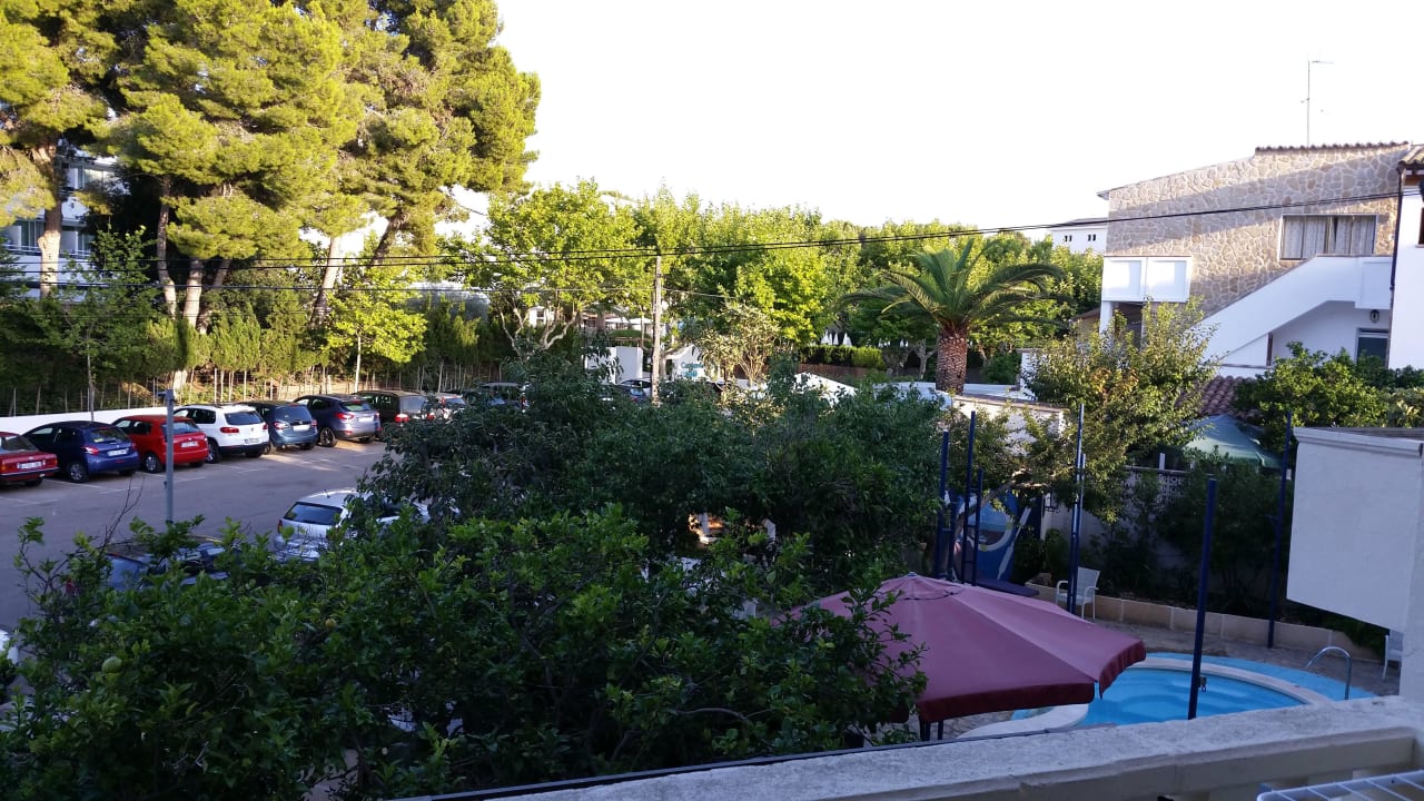 Ausblick vom Balkon Apartments Sa Cabaña