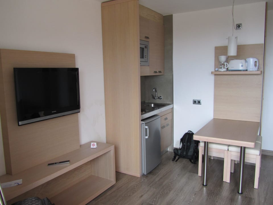 Küche mit Wohnzimmer Aparthotel Paraiso De Alcudia