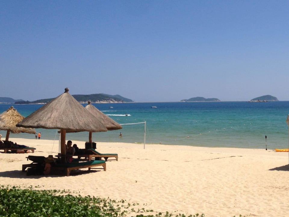 Strandbereich rechts außen Hotel Sanya Marriott Resort & Spa