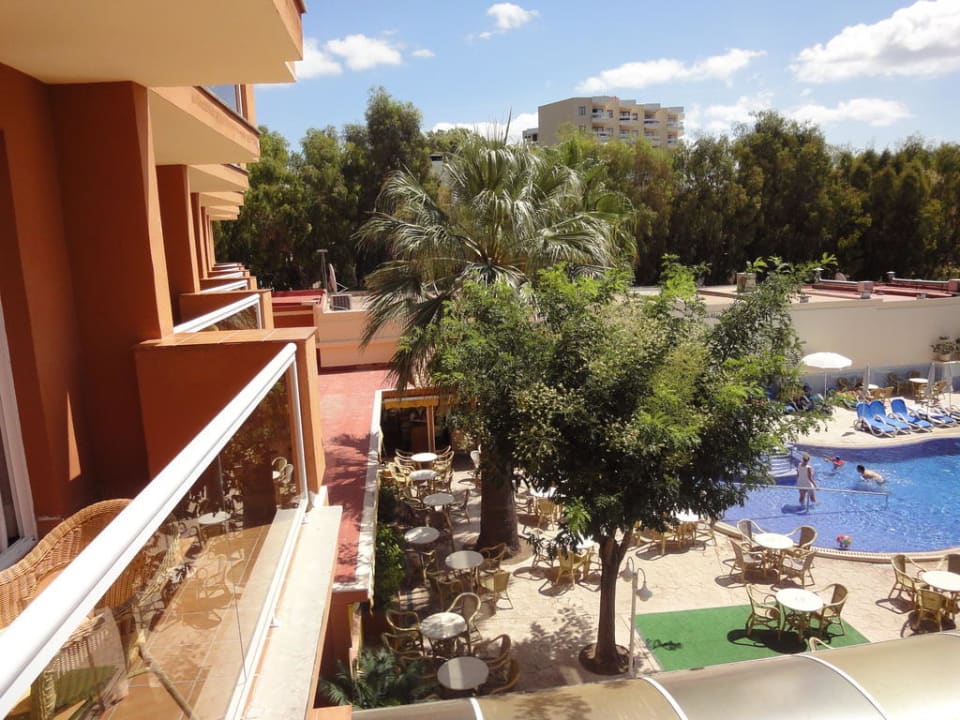 Blick vom Balkon Hotel Aparthotel Paguera Beach