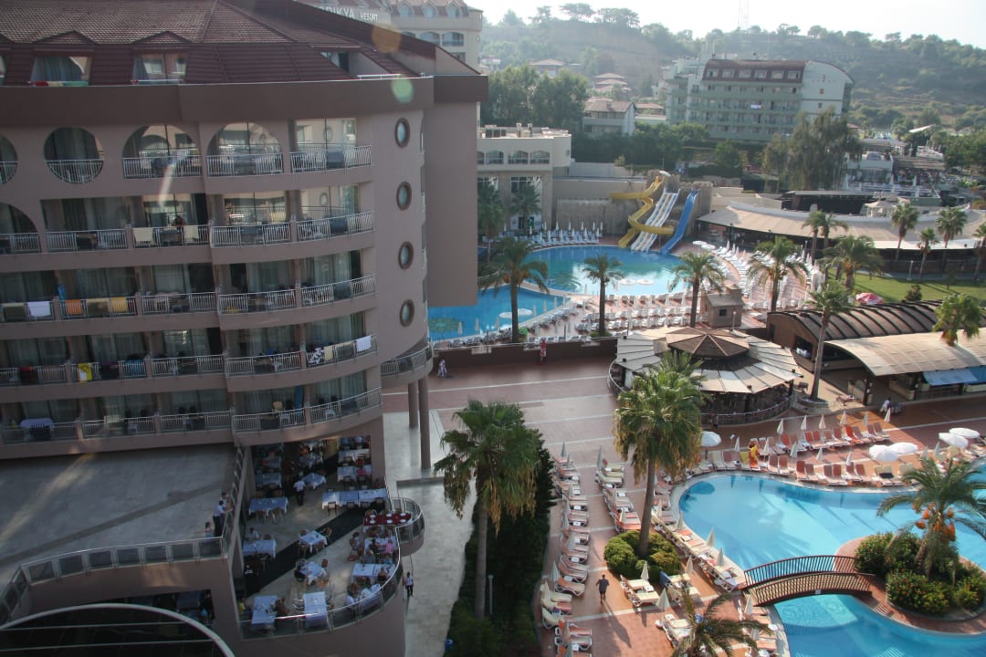 Ausblick, hinten Pool vom Leodikya, vorne Arycanda Arycanda Kirman Premium