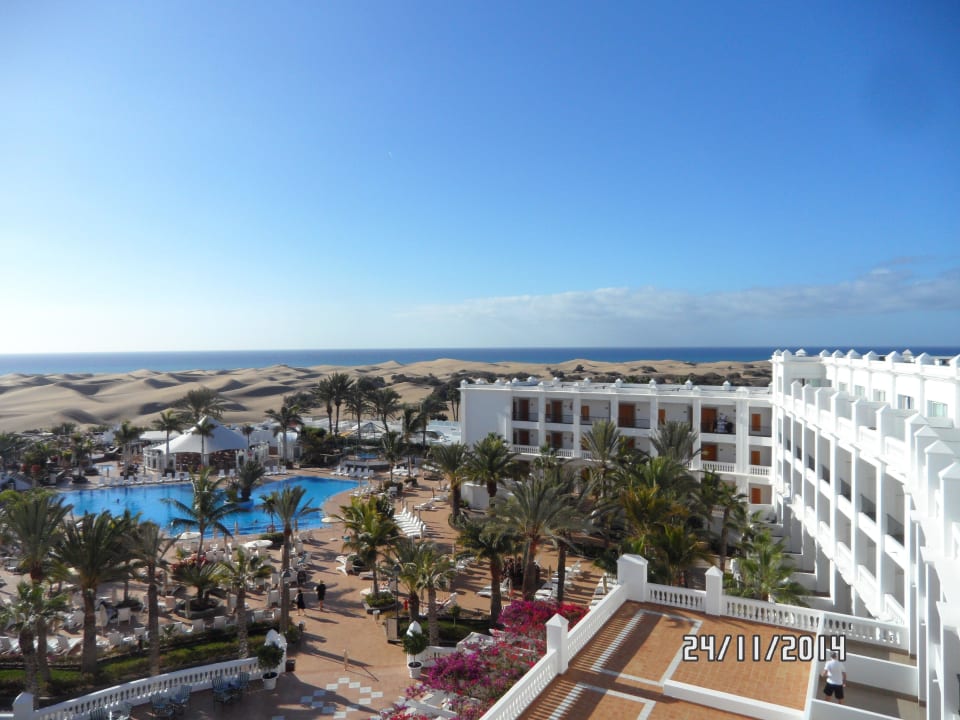 Blick vom Zimmer 4.Stock Hotel Riu Palace Maspalomas Adults Only