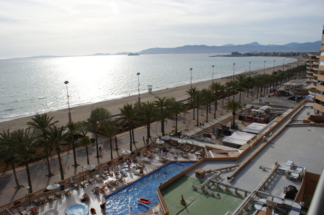 Strand u. Pool  allsun Hotel Pil-lari Playa