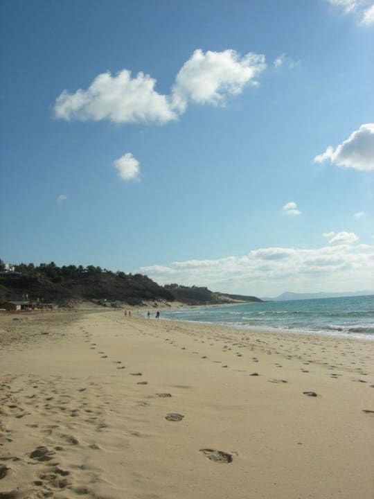 Der Strand Richtung Norden Club Jandia Princess