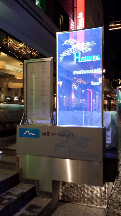 Hotel M3 abends Restaurant HAZIENDER m3Hotel